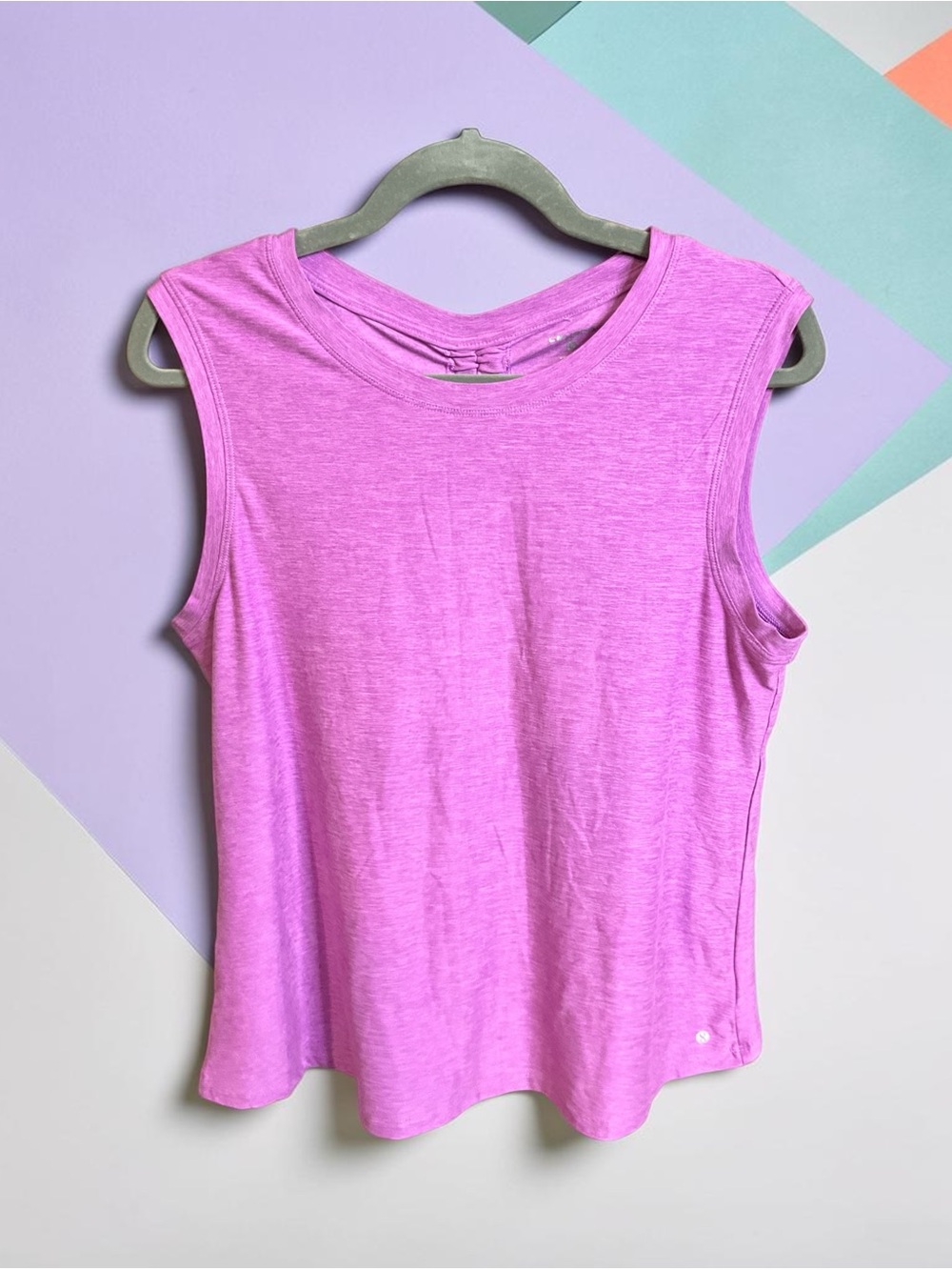 Layer 8 Bright Lavender Pink Sleeveless Tank